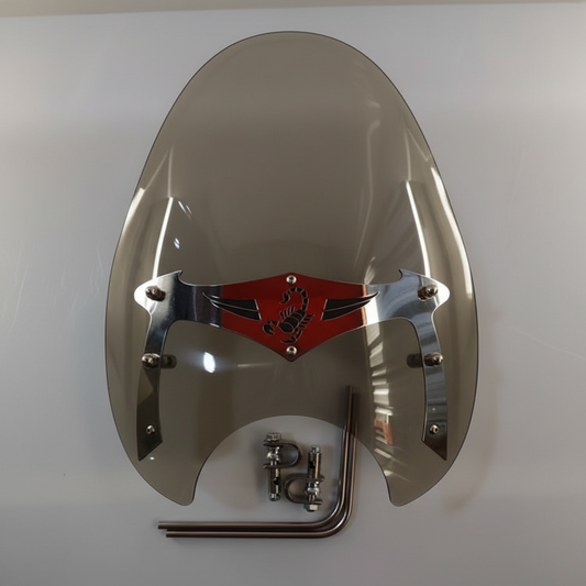 PARA BRISA BOLHA UNIVERSAL MODELO BMW C/ ACABAMENTO FRONTAL