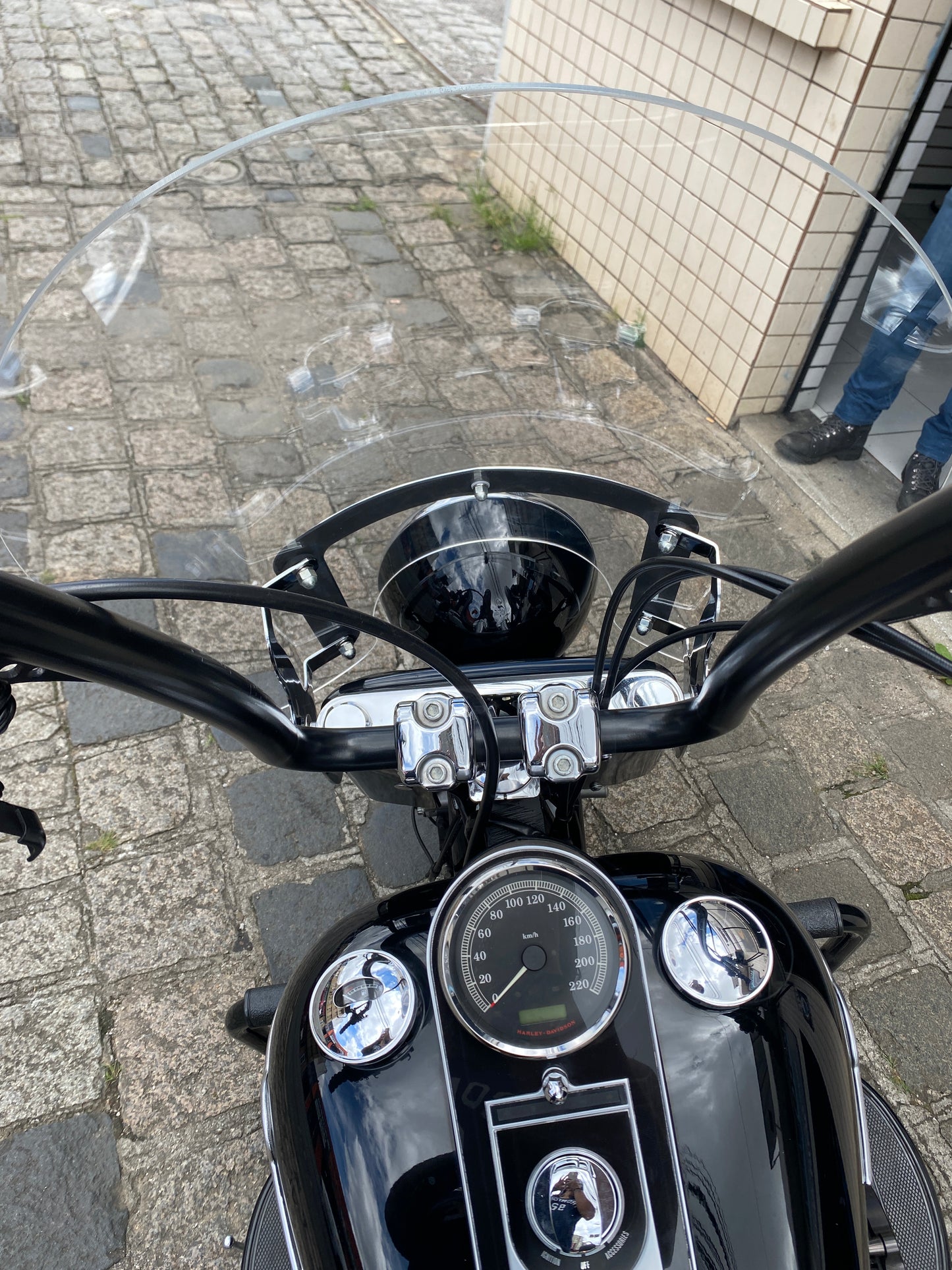 PARA BRISA BOLHA HD HERITAGE/ SAFT TAIL/ CLASSIC/ FAT BOY/ DELUXE 94/17