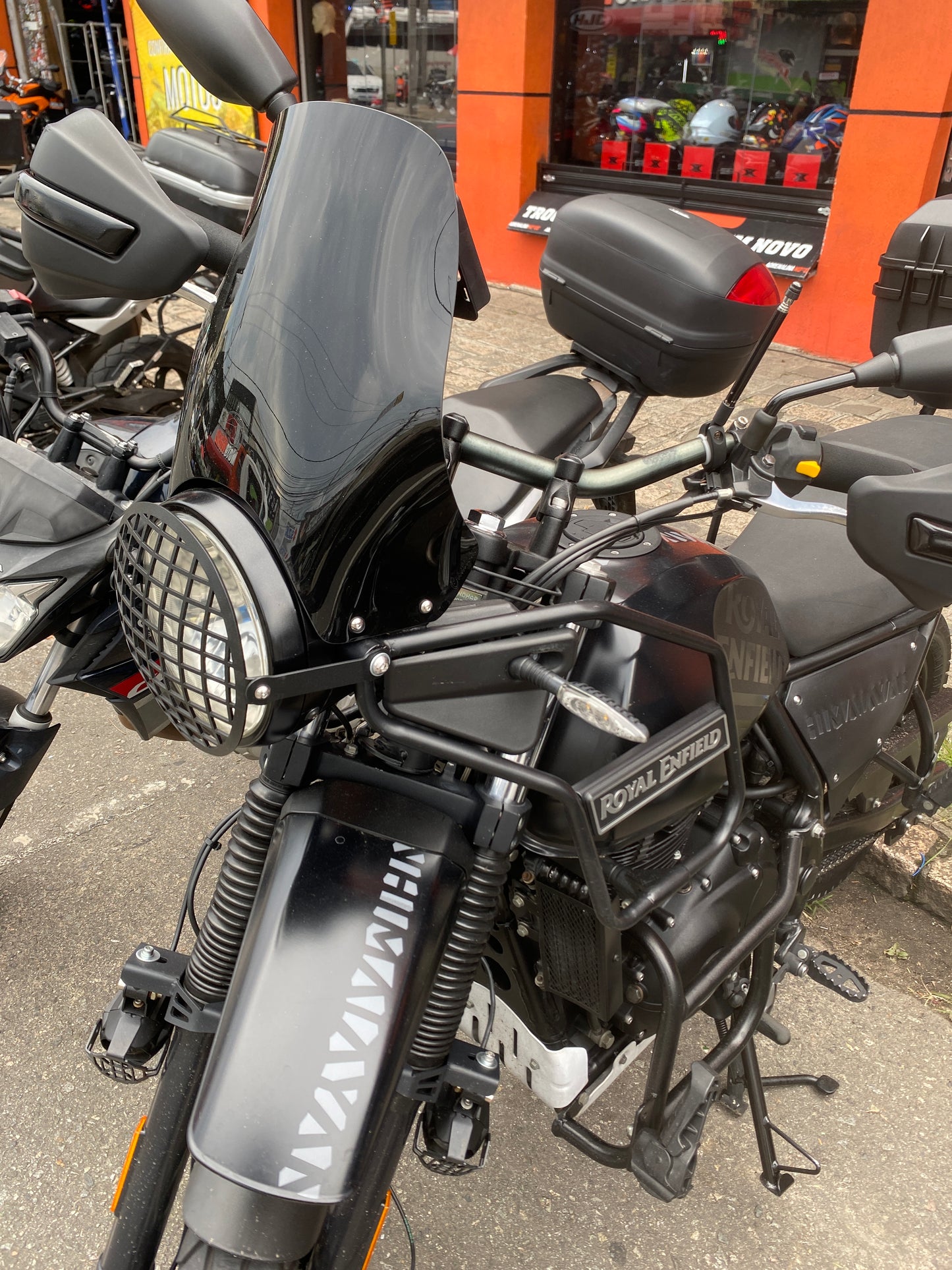 PARA BRISA BOLHA ROYAL ENFIELD HIEMALAYAN 410 CC 19/21 MODELO ORIGINAL