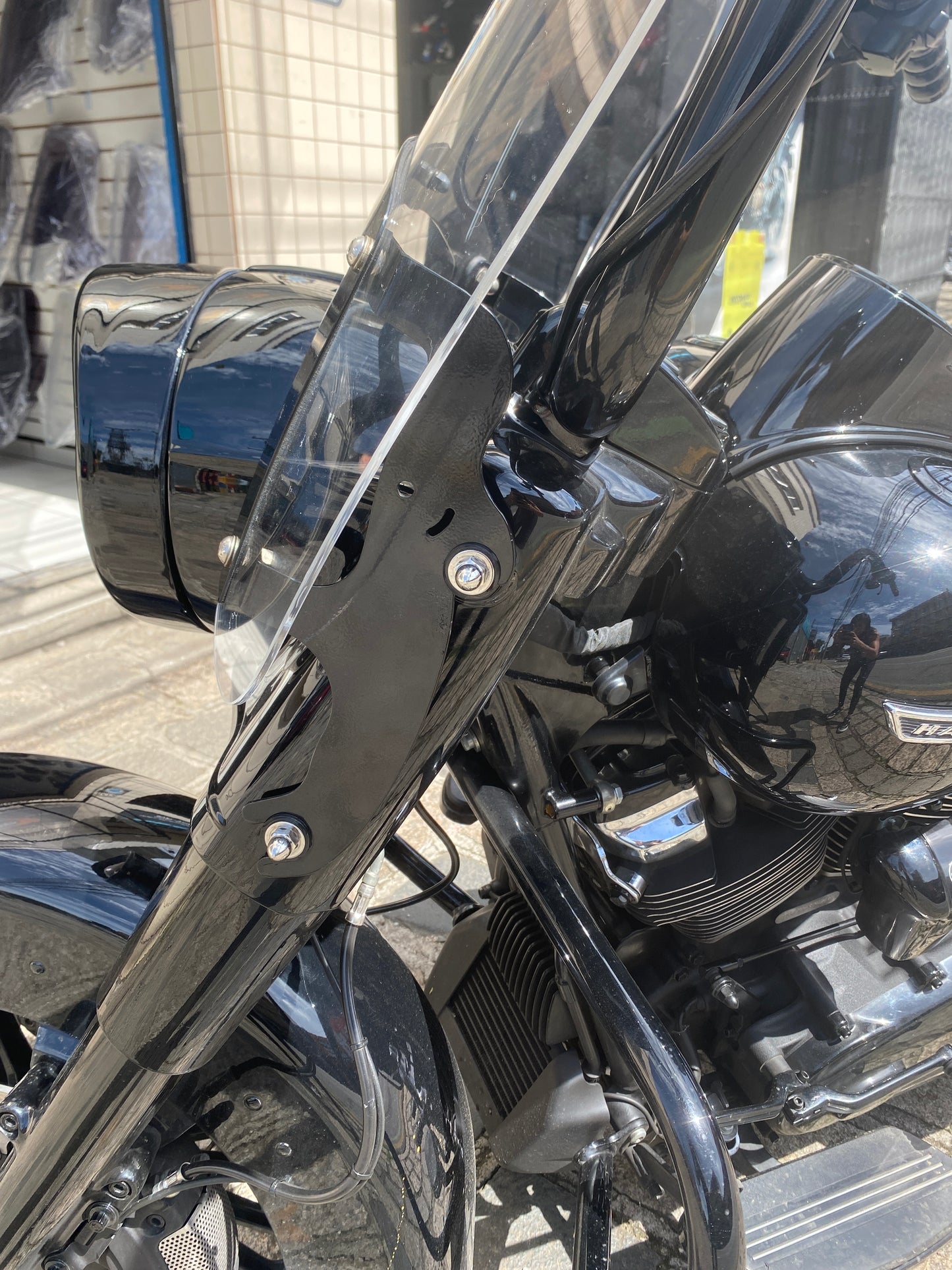 PARA BRISA BOLHA HARLEY DAVIDSON ROAD KING 18/24