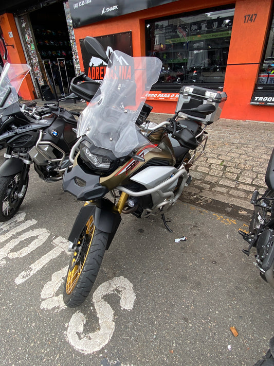 PARA BRISA BOLHA BMW BMW F 850 GS 19/24 E F 900 GS ADVENTURE 24/25 MODELO CRIATIVA