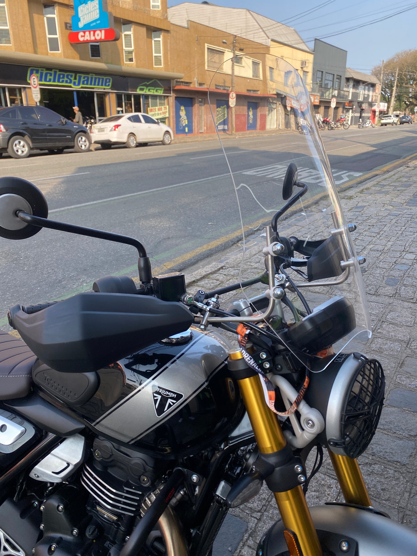 PARA BRISA BOLHA TRIUMPH SCRAMBLER 400/ 900 / 1200 X 24/25