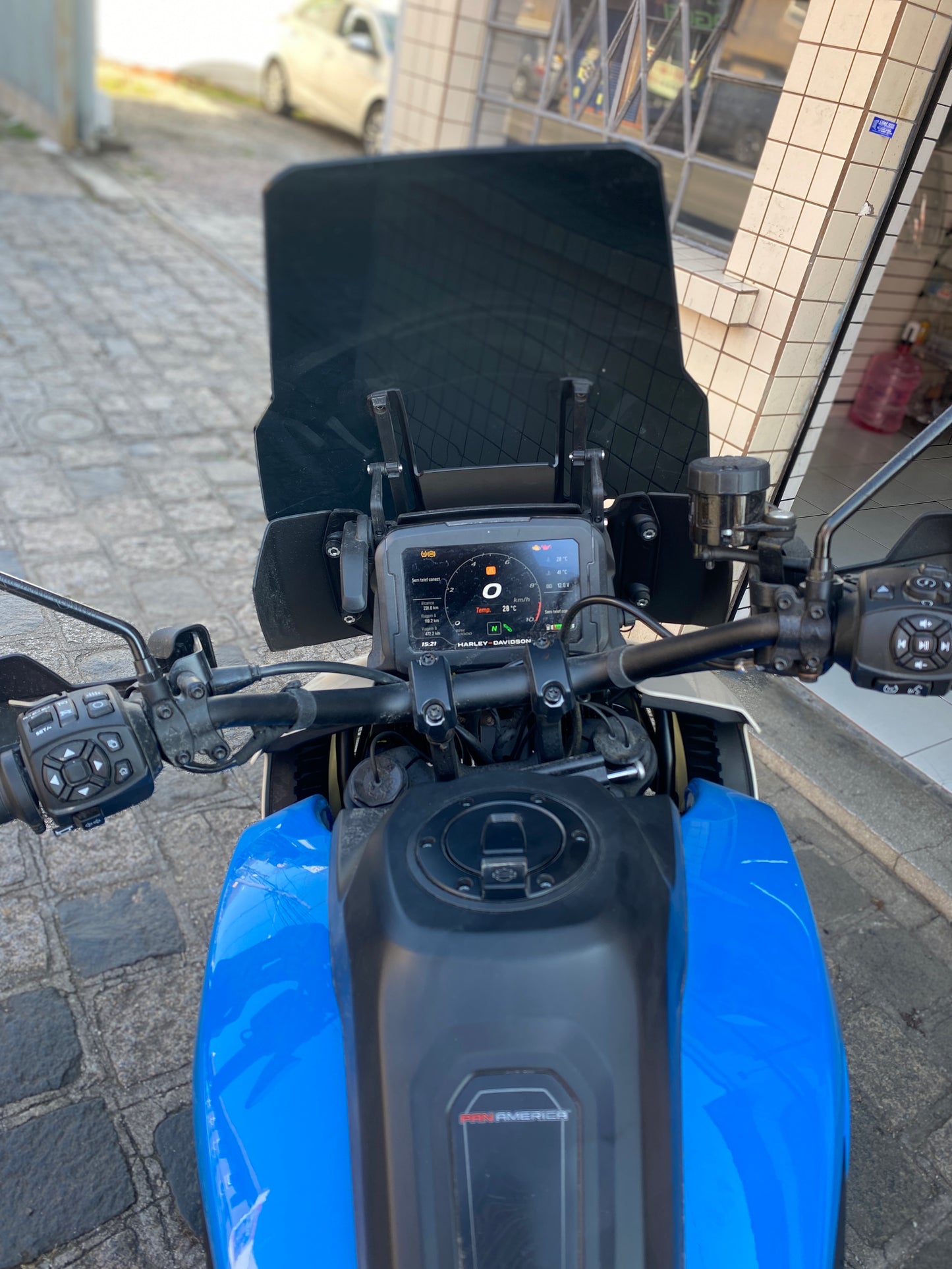 PARA BRISA BOLHA HARLEY DAVIDSON PAN AMÉRICA 1250 22/26 MODELO ORIGINAL