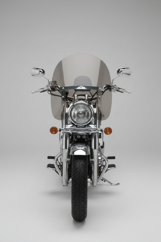 PARA BRISA BOLHA UNIVERSAL MODELO HD COM ACABAMENTO FRONTAL