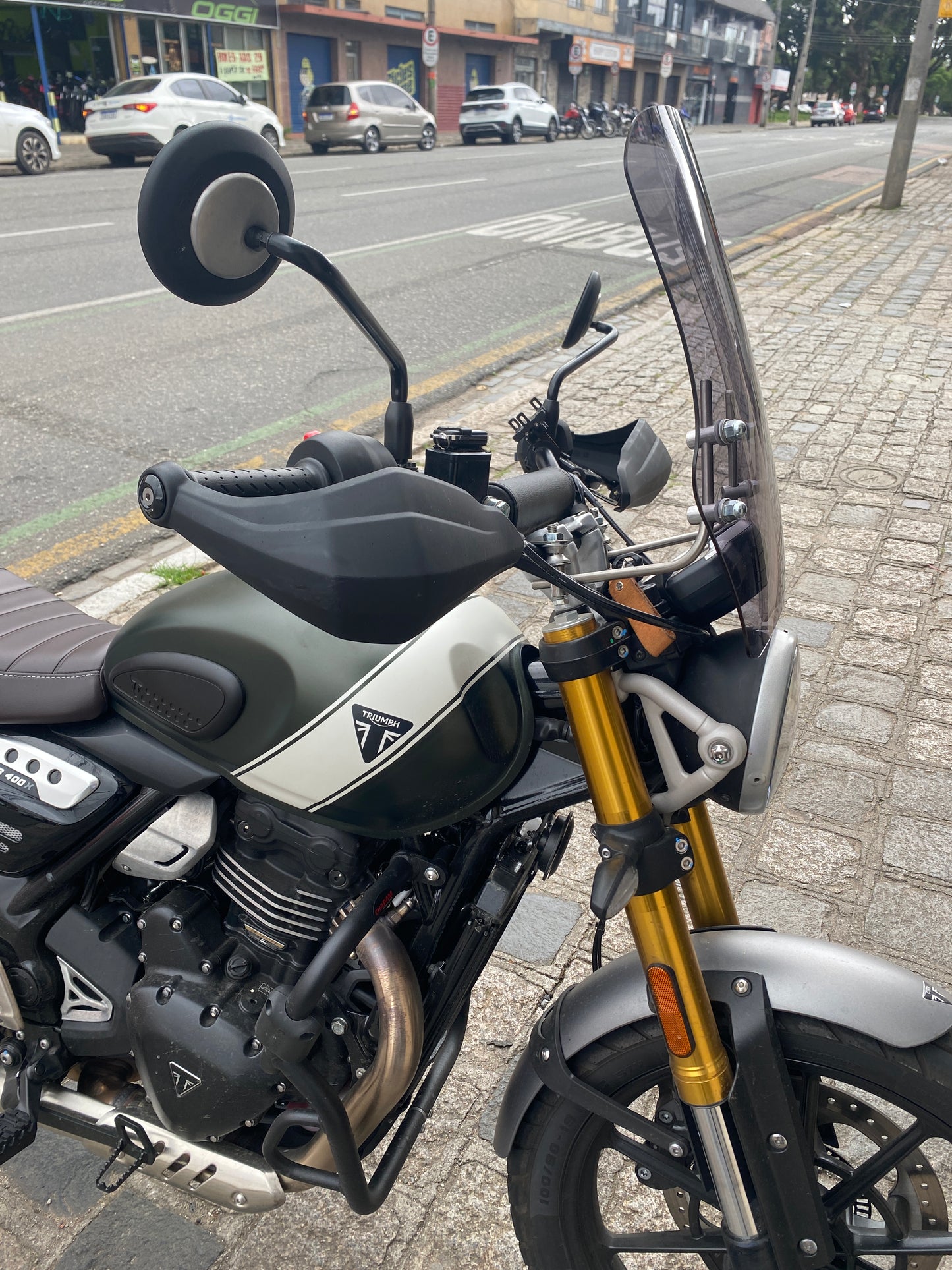 PARA BRISA BOLHA TRIUMPH SCRAMBLER 400/ 900 / 1200 X 24/25