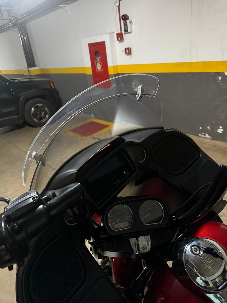 DEFLETOR DE PARA BRISA BOLHA HARLEY ROAD GLIDE ULTRA 18/23