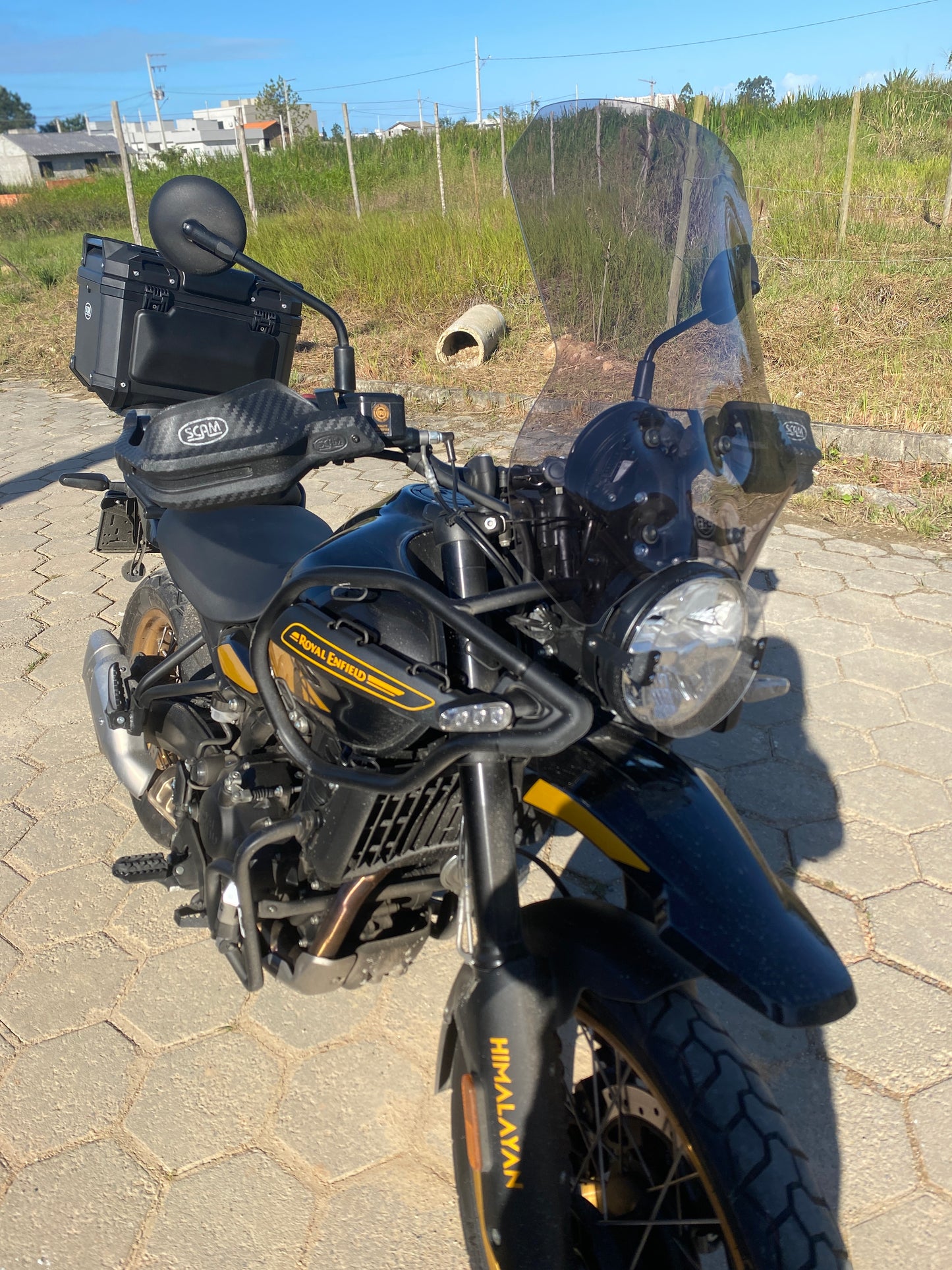 PARA BRISA (BOLHA) ROYAL ENFIELD HIMALAYAN 450 CC 2025