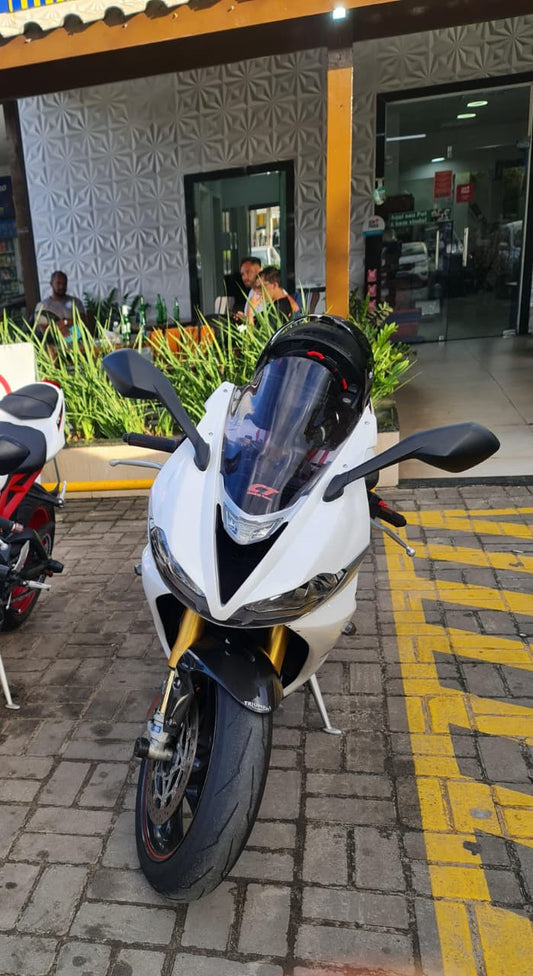 PARA BRISA BOLHA TRIUMPH DAYTONA 675 R MODELO DOUBLE BUBBLE 13/19