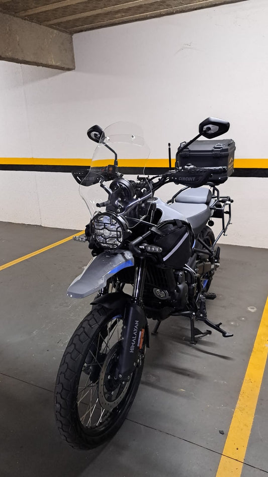 PARA BRISA BOLHA ROYAL ENFIELD HIMALAYAN 450 + DEFLETOR DE BOLHA 2025