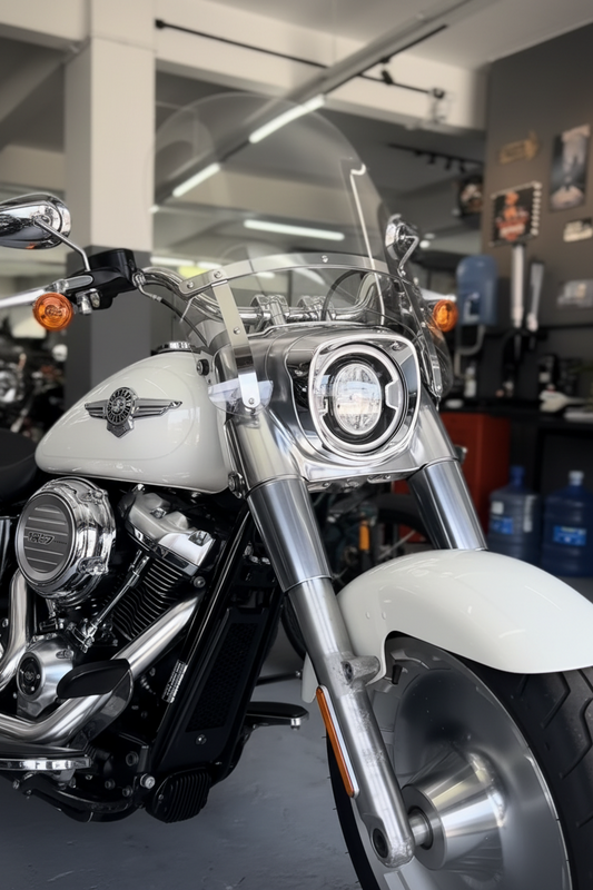 PARA BRISA BOLHA HARLEY DAVIDSON FAT BOY 18/23