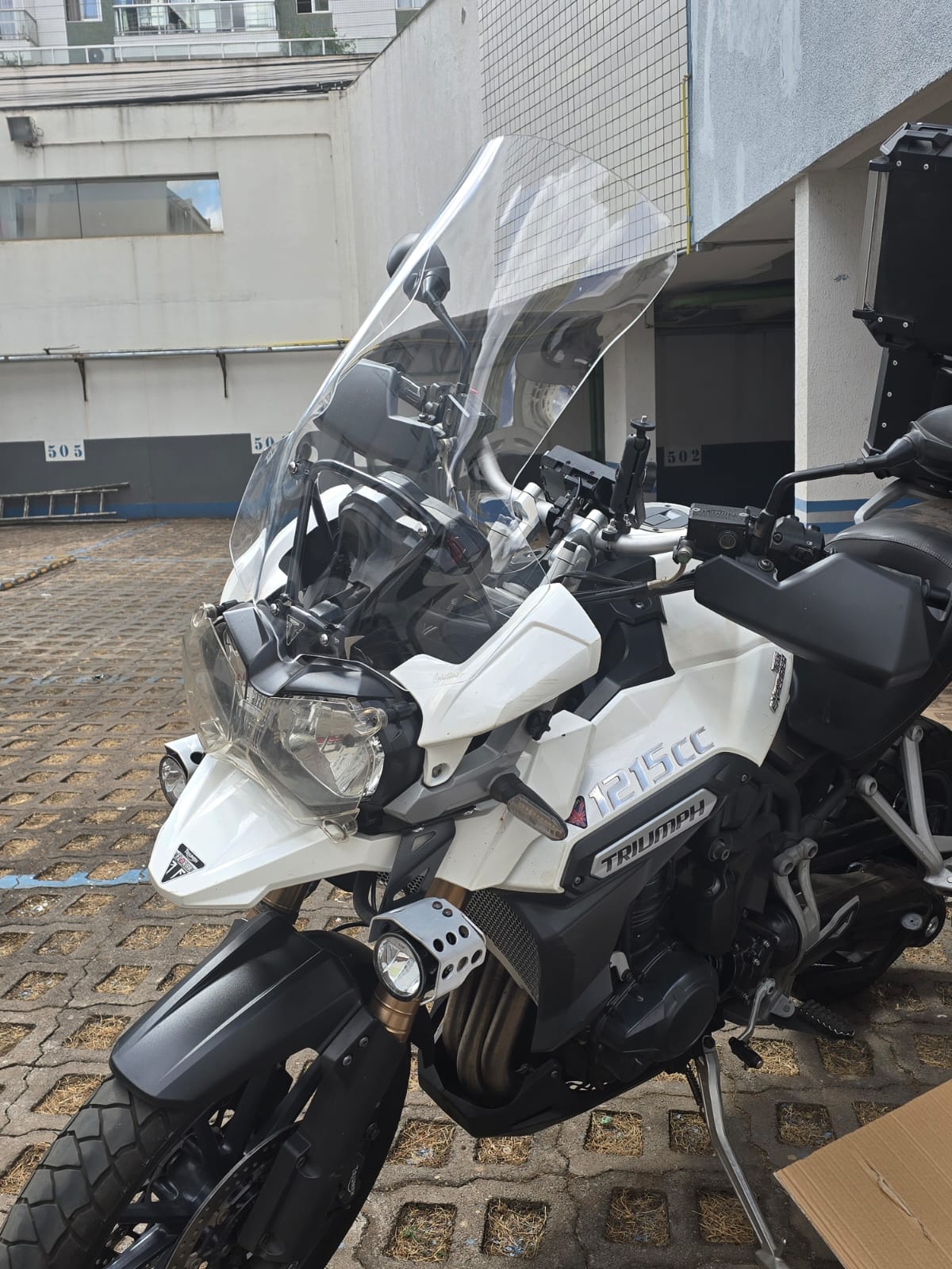 PARA BRISA BOLHA TRIUMPH TIGER 1200 EXPLORER 12/15