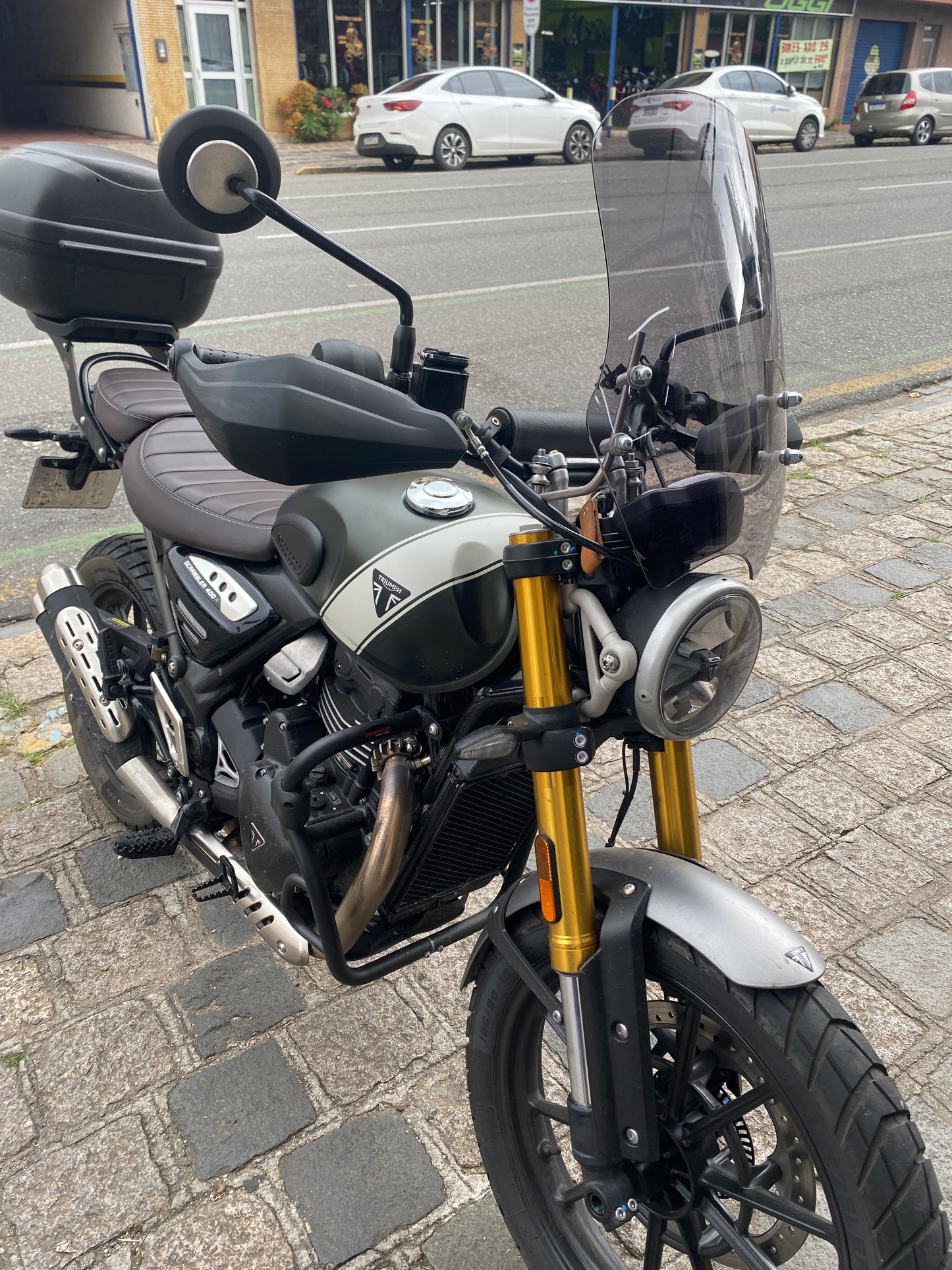 PARA BRISA BOLHA TRIUMPH SCRAMBLER 400/ 900 / 1200 X 24/25