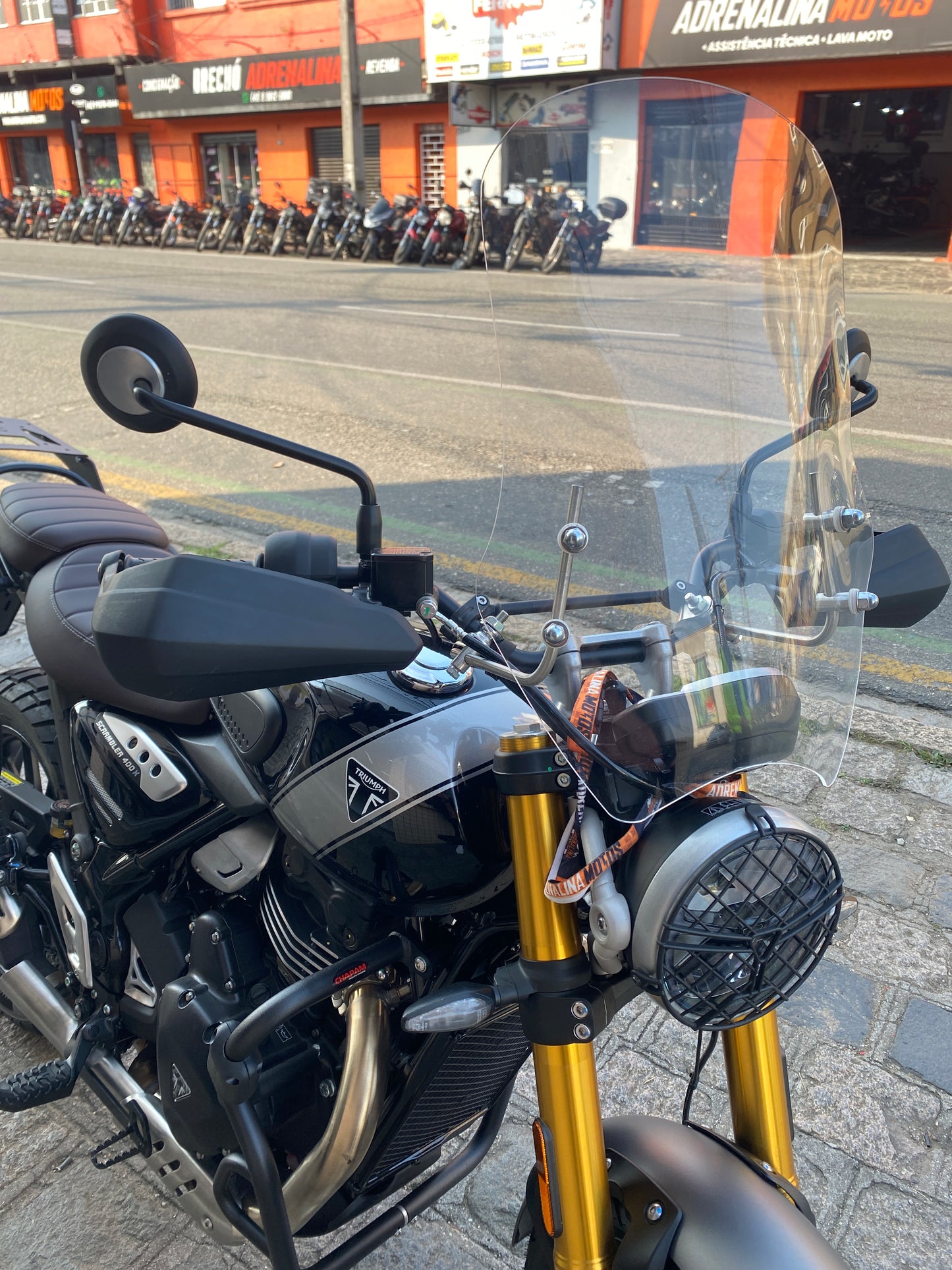 PARA BRISA BOLHA TRIUMPH SCRAMBLER 400/ 900 / 1200 X 24/25