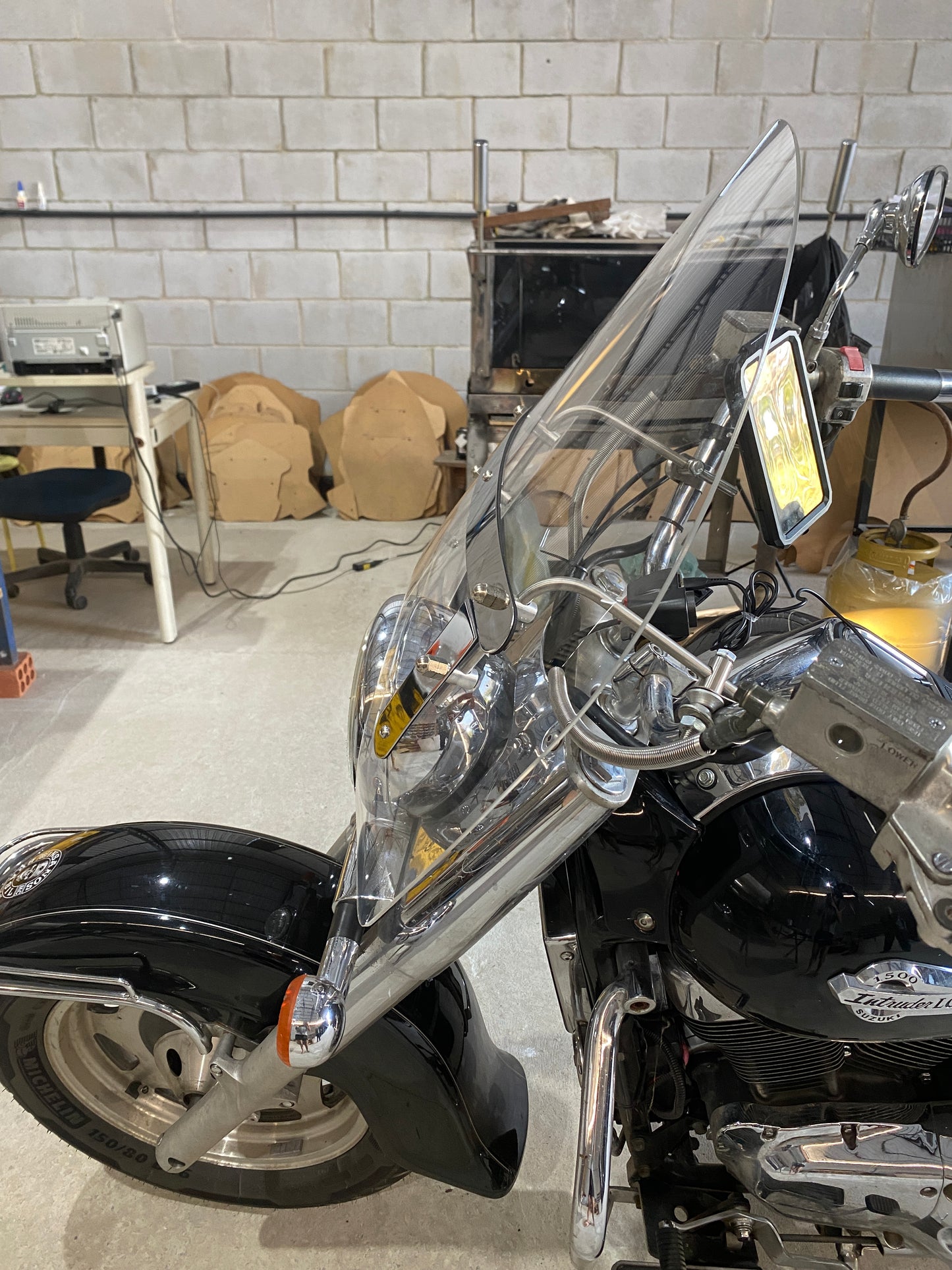 PARA BRISA BOLHA SUZUKI BOULEVARD LC 1500 C