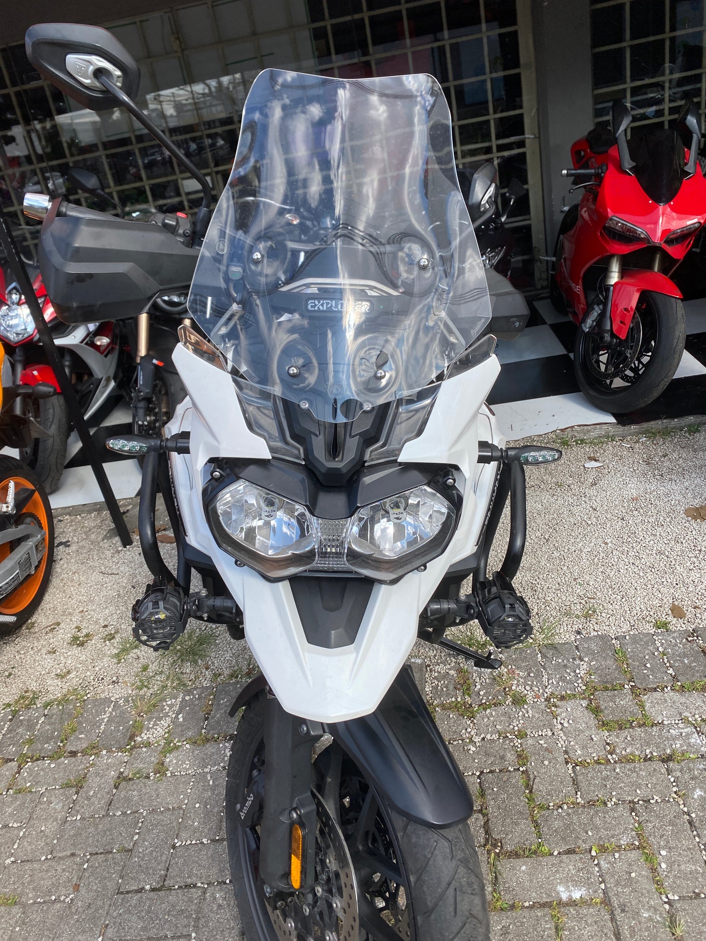 PARA BRISA BOLHA TRIUMPH TIGER 1200 MODELO ORIGINAL 16/21