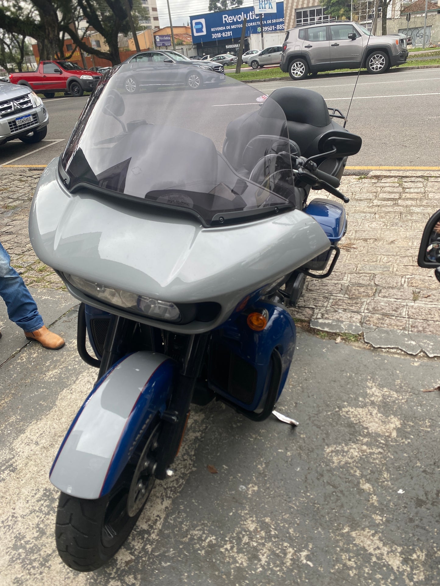 PARA BRISA BOLHA HARLEY DAVIDSON ROAD GLIDE ULTRA 18/23