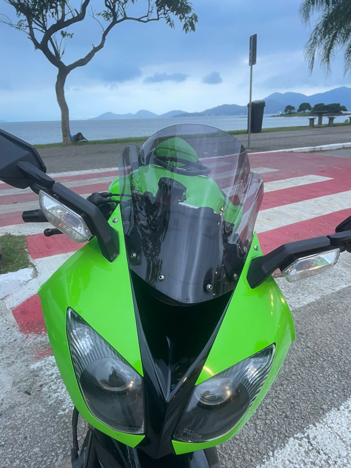 PARA BRISA BOLHA KAWASAKI ZX6R MODELO DOUBLE BUBBLE 09/18
