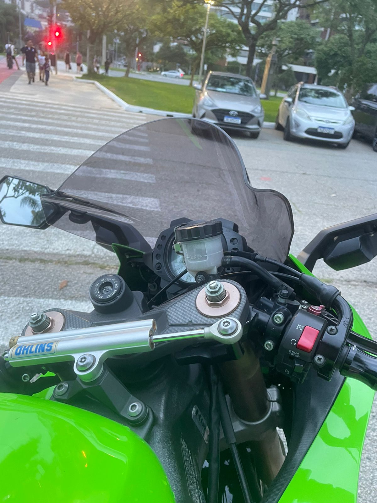 PARA BRISA BOLHA KAWASAKI ZX6R MODELO DOUBLE BUBBLE 09/18