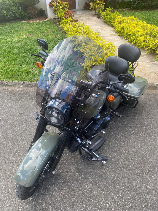 PARA BRISA BOLHA HARLEY DAVIDSON ROAD KING 18/24 TIRAS RETAS