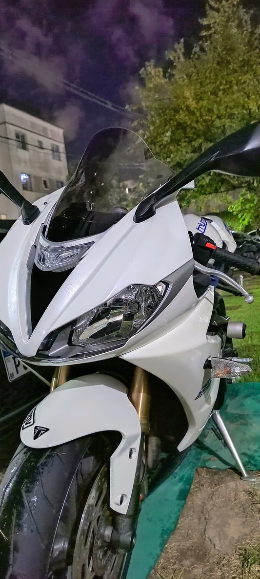 PARA BRISA BOLHA TRIUMPH DAYTONA 675 R MODELO DOUBLE BUBBLE 13/19