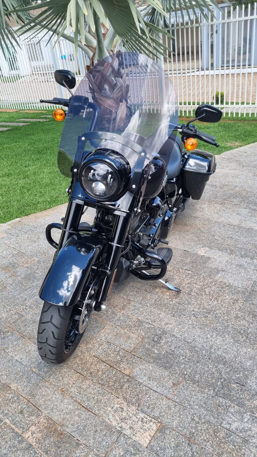 PARA BRISA BOLHA HARLEY DAVIDSON ROAD KING 18/24