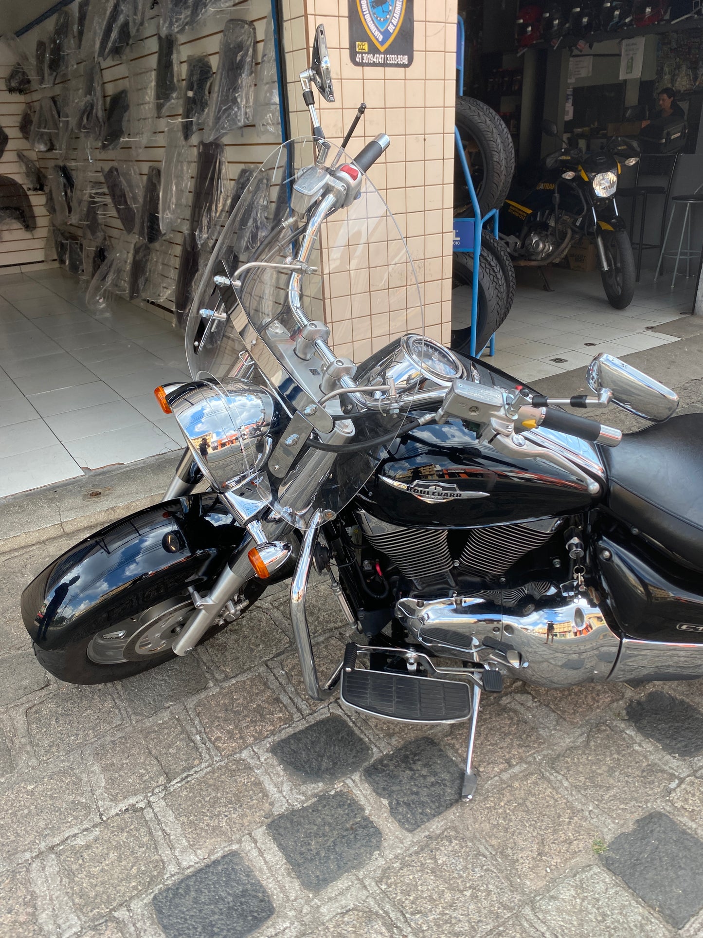 PARA BRISA BOLHA SUZUKI BOULEVARD LC 1500 C