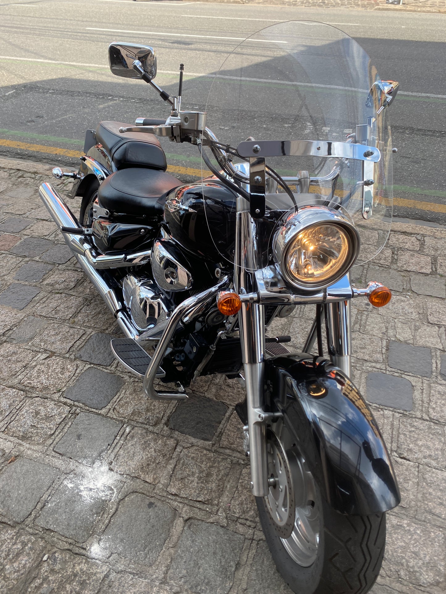 PARA BRISA BOLHA SUZUKI BOULEVARD LC 1500 C