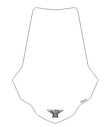 PARA BRISA BOLHA MOTO MORINI X-CAPE 650 2026 MODELO ORIGINAL