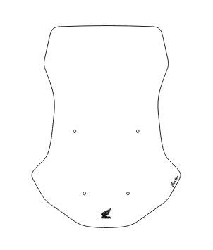 PARA BRISA BOLHA HONDA X ADV 750 17/22 MODELO ORIGINAL