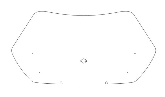 PARA BRISA BOLHA HARLEY DAVIDSON STREET GLIDE ULTRA 24/26 ORIGINAL