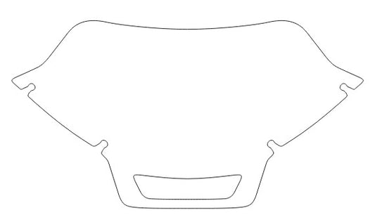 PARA BRISA BOLHA HARLEY DAVIDSON LOW RIDER 22/25