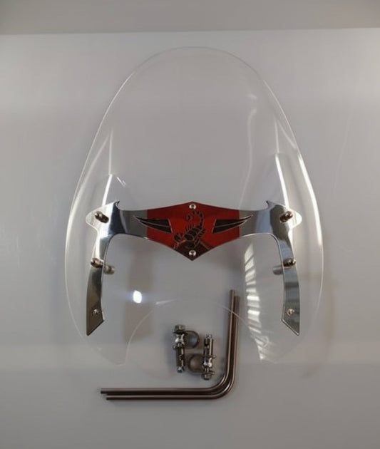 PARA BRISA BOLHA UNIVERSAL MODELO BMW C/ ACABAMENTO FRONTAL