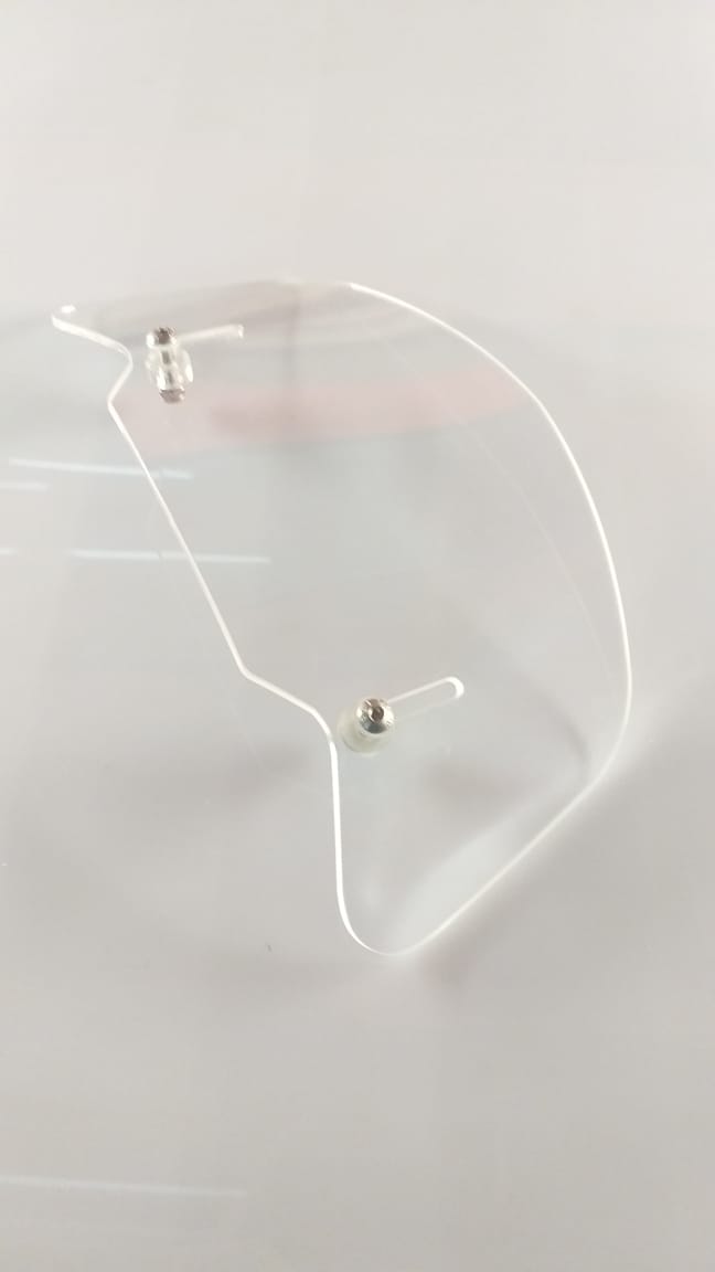 ACRÍLICO DE REPOSIÇÃO - DEFLETOR DE PARA BRISA BOLHA HONDA XRE 300 19/23