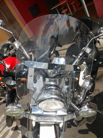 PARA BRISA BOLHA UNIVERSAL MODELO HD COM ACABAMENTO FRONTAL