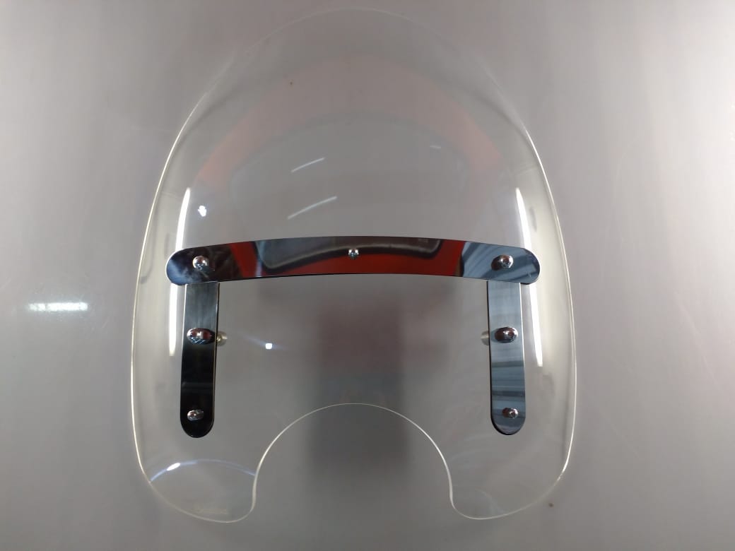 PARA BRISA BOLHA UNIVERSAL MODELO HD COM ACABAMENTO FRONTAL