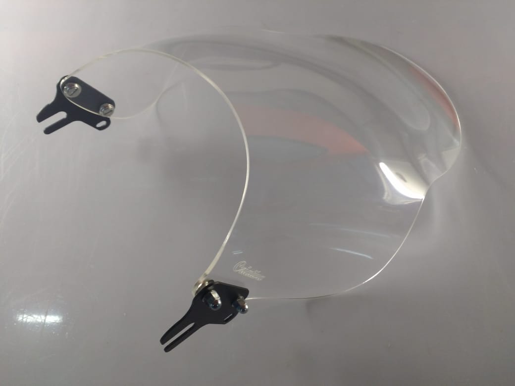 PARA BRISA BOLHA UNIVERSAL COM FIXAÇÃO NO FAROL