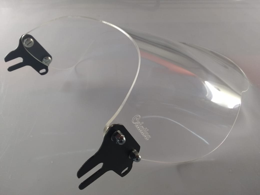 PARA BRISA BOLHA UNIVERSAL COM FIXAÇÃO NO FAROL