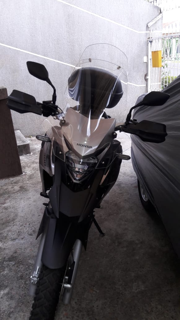 PARA BRISA (BOLHA) + DEFLETOR DE BOLHA HONDA XRE 300 19/23