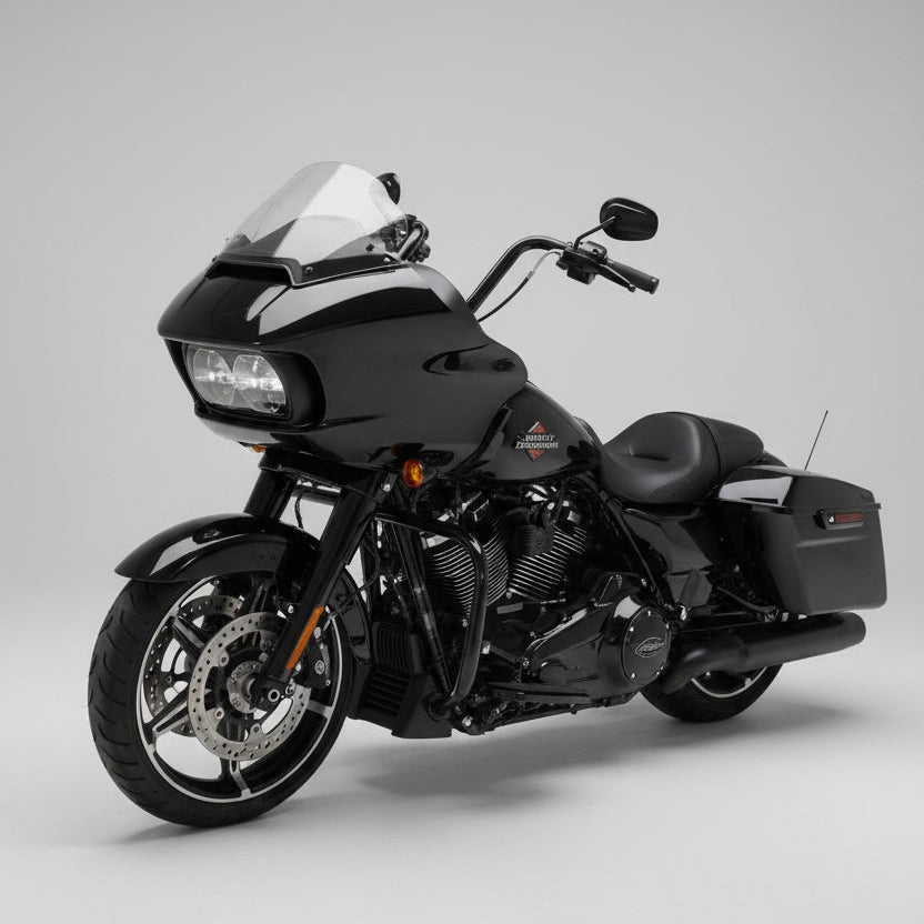 PARA BRISA BOLHA HARLEY DAVIDSON ROAD GLIDE 24/26 MODELO C/ QUEBRA VENTO