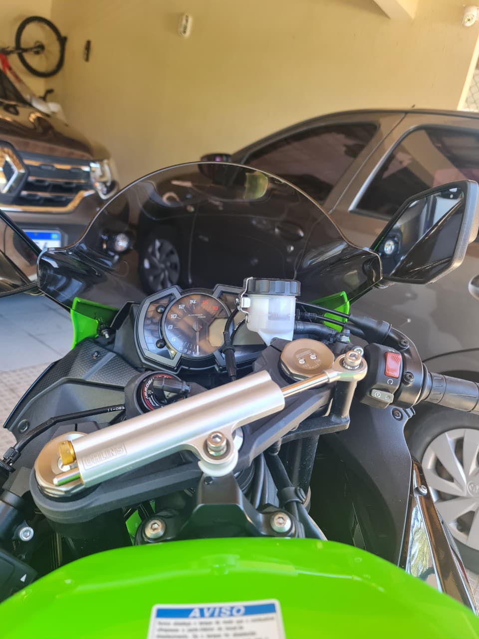 PARA BRISA BOLHA KAWASAKI ZX6R MODELO DOUBLE BUBBLE 09/24