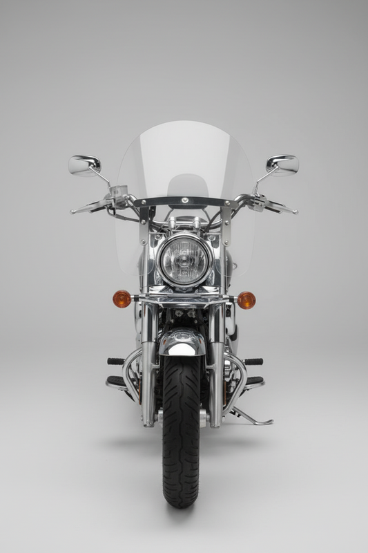 PARA BRISA BOLHA UNIVERSAL MODELO HD COM ACABAMENTO FRONTAL