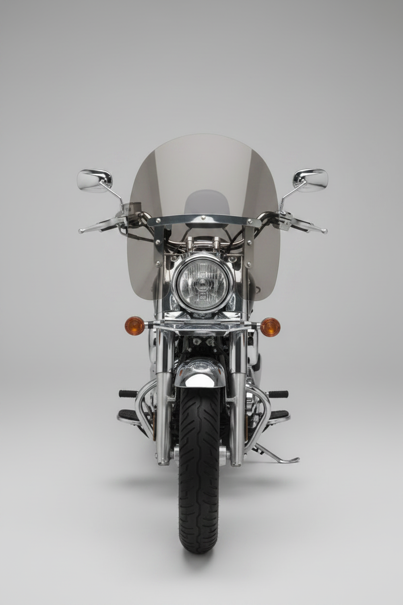 PARA BRISA BOLHA UNIVERSAL MODELO HD COM ACABAMENTO FRONTAL