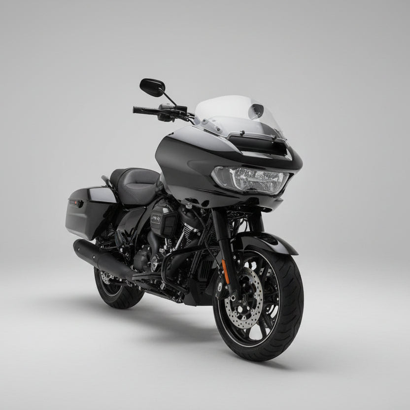 PARA BRISA BOLHA HARLEY DAVIDSON ROAD GLIDE 24/26 MODELO C/ QUEBRA VENTO