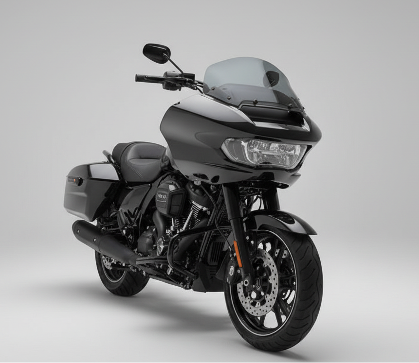 PARA BRISA BOLHA HARLEY DAVIDSON ROAD GLIDE 24/26 MODELO C/ QUEBRA VENTO