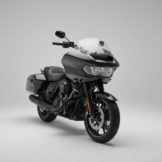 PARA BRISA BOLHA HARLEY DAVIDSON ROAD GLIDE 24/26 MODELO C/ QUEBRA VENTO