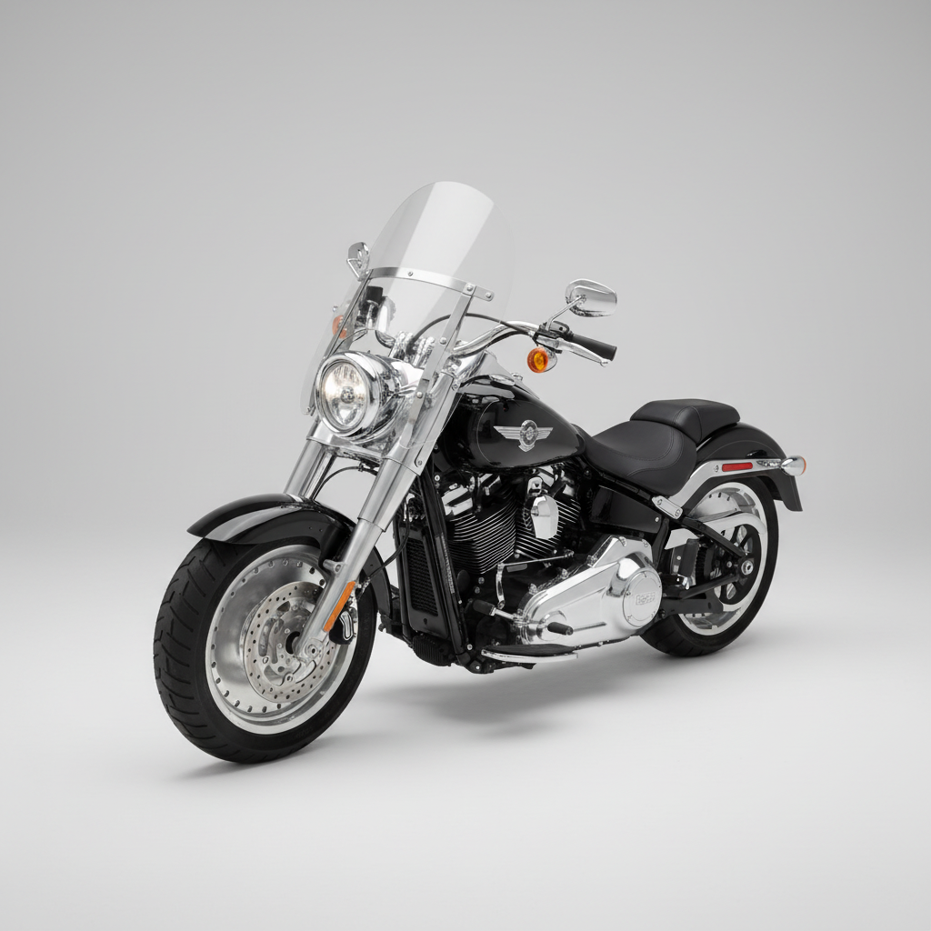 PARA BRISA BOLHA HARLEY DAVIDSON FAT BOY 18/23
