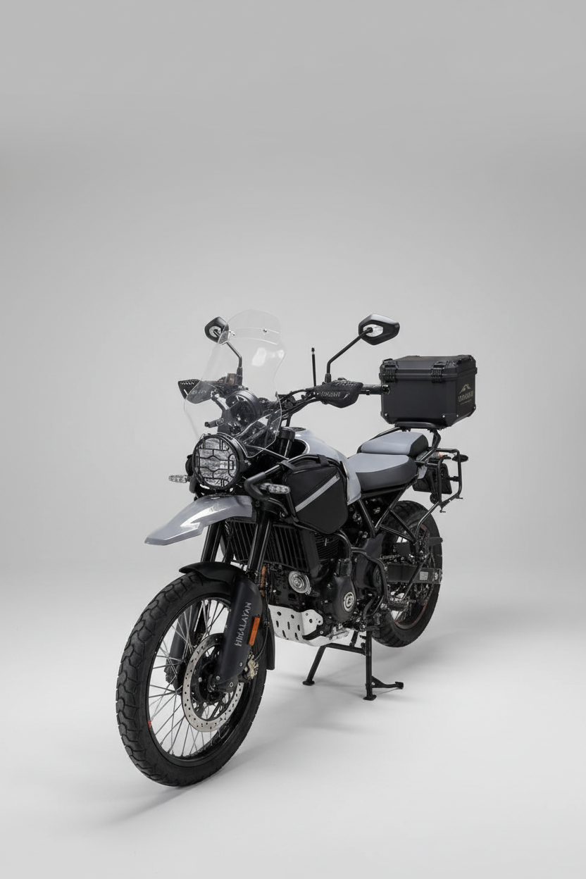 PARA BRISA BOLHA ROYAL ENFIELD HIMALAYAN 450  + DEFLETOR DE BOLHA 2025