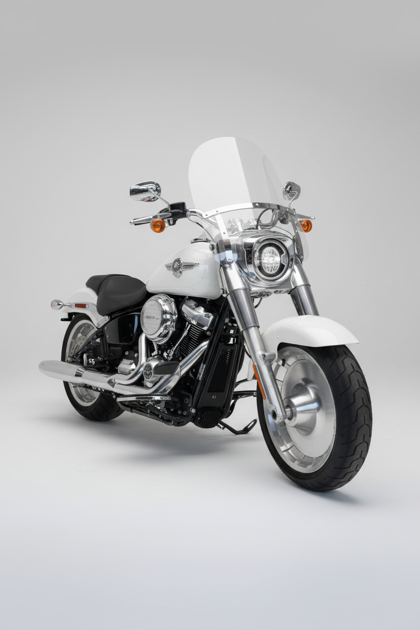 PARA BRISA BOLHA HARLEY DAVIDSON FAT BOY 18/23