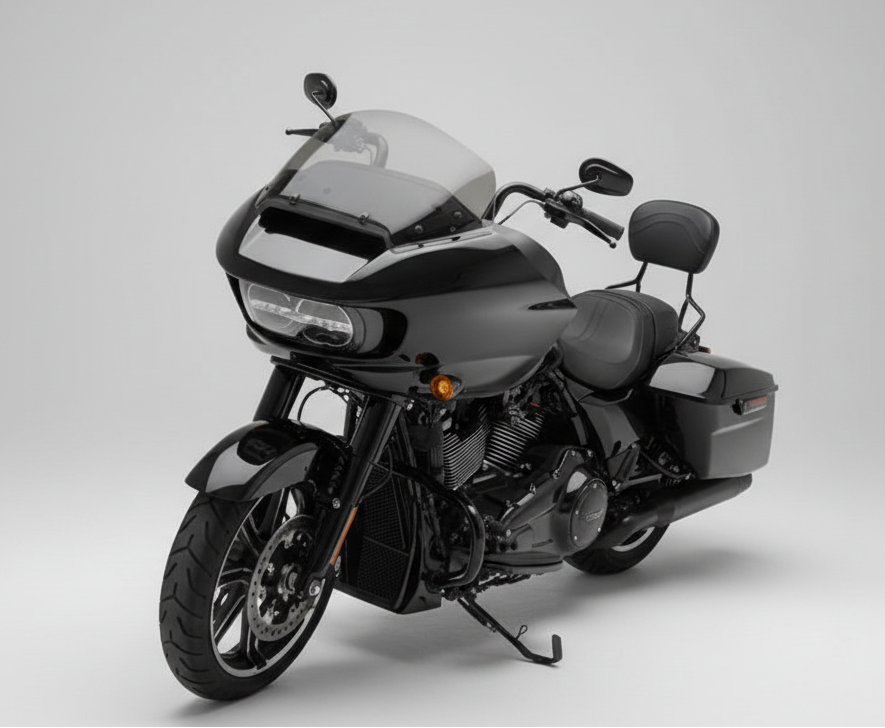 PARA BRISA BOLHA HARLEY DAVIDSON ROAD GLIDE 24/26 MODELO C/ QUEBRA VENTO