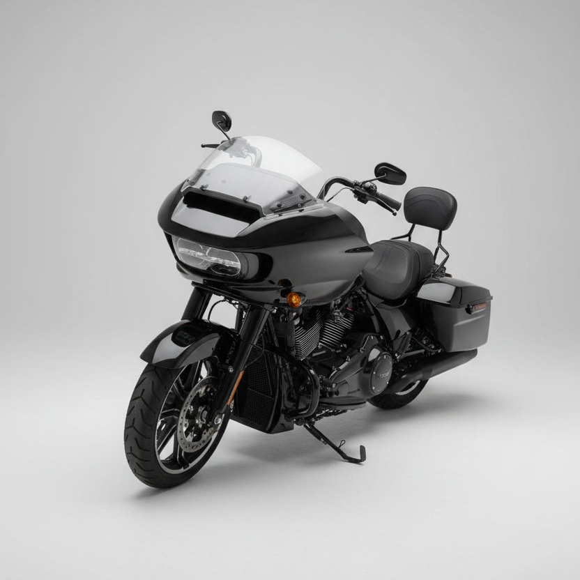 PARA BRISA BOLHA HARLEY DAVIDSON ROAD GLIDE 24/26 MODELO C/ QUEBRA VENTO